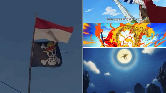La bandiera della ciurma di Cappello di Paglia minaccia l'Indonesia: parola di consevatori