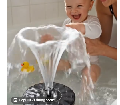 Lo spot promozionale della fontanella da bagno fatto con AI