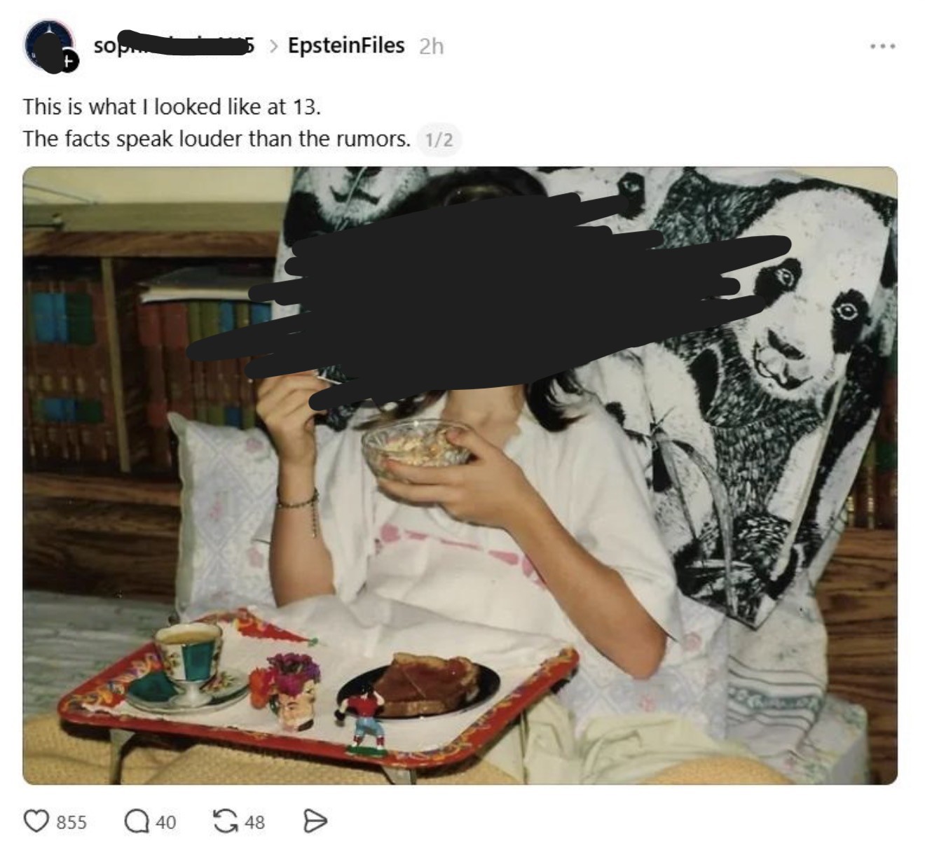 Attenti alle foto rubate spacciate per "foto di una vittima di Epstein"
