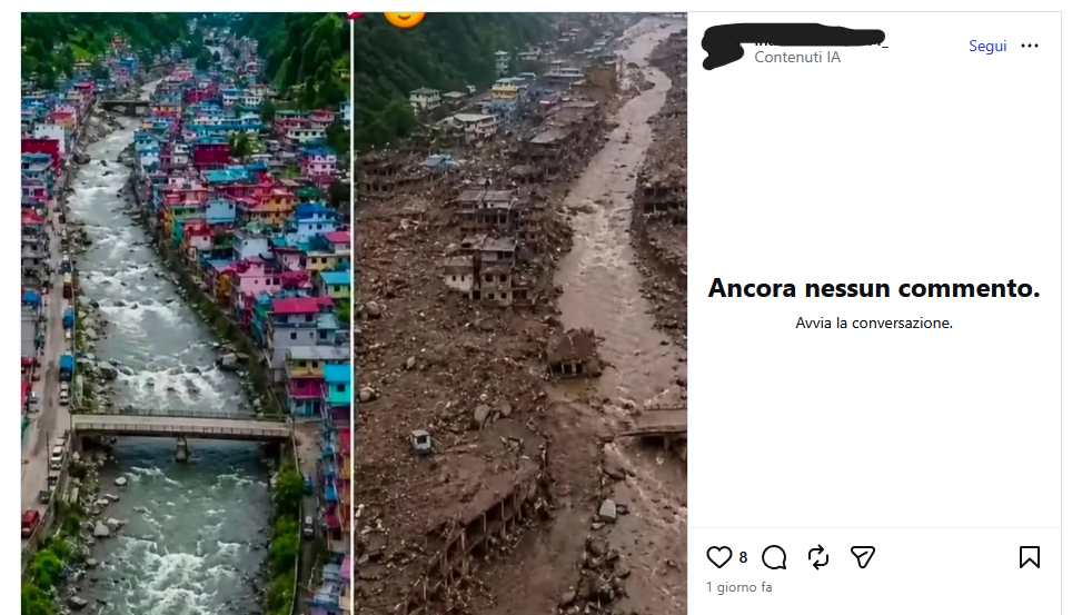 Tag di Instagram sulle foto: AI