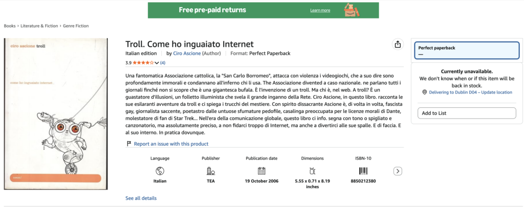 Ciro Ascione narrato da se stesso
