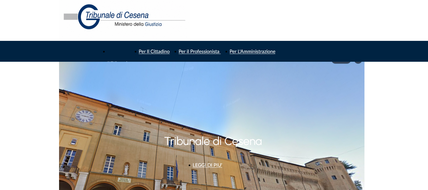 Il sito del Tribunale di Cesena (che non esiste): phishing in danno delle istituzioni