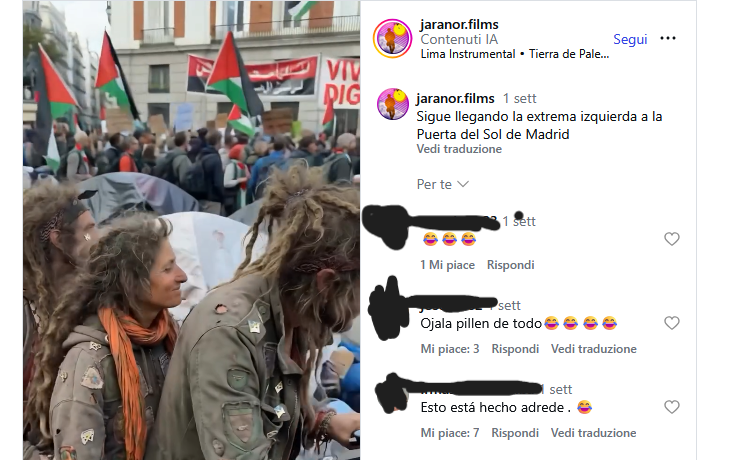 Il post originale di Jaranor Films