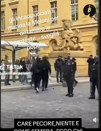 No, questo video non mostra "poliziotti provocatori infiltrati a Milano": le proteste a Metz, in Francia