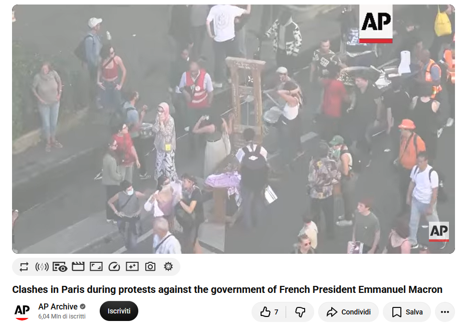 Il video di AP