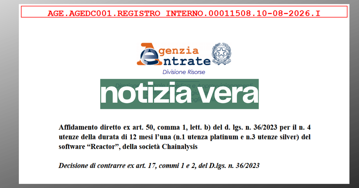 Criptovalute e Fisco: come l’Agenzia delle Entrate leggerà la blockchain
