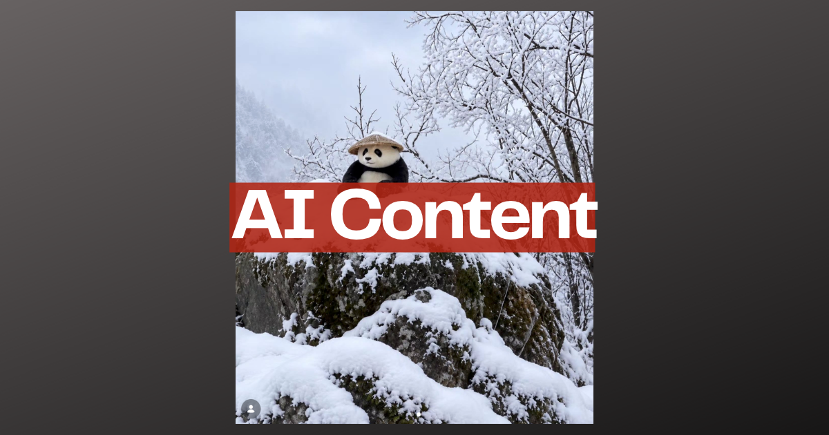 L’immagine del cucciolo di Kung Fu Panda è generata con AI