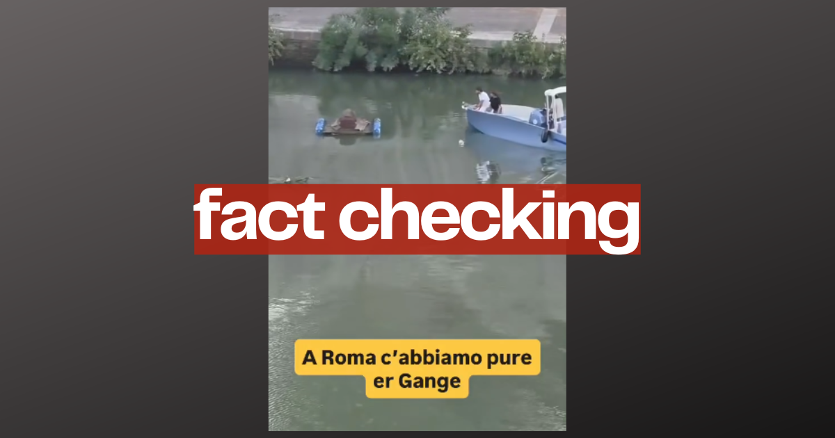 Spunta una bara sul Tevere: ma perchè?