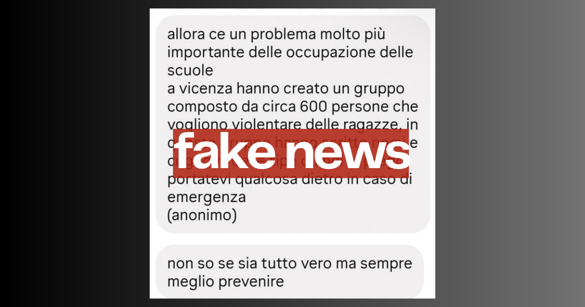 I gruppi di Vicenza con minacce di stupro tra psicosi, fake news e attacchi algoritmici